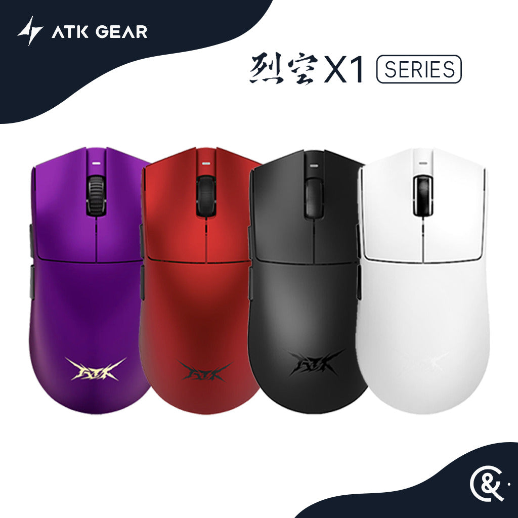 ATK 烈空X1 PRO/PROMAX/ULTRA/ULTIMATE大師版無線電競滑鼠｜C&T STORE