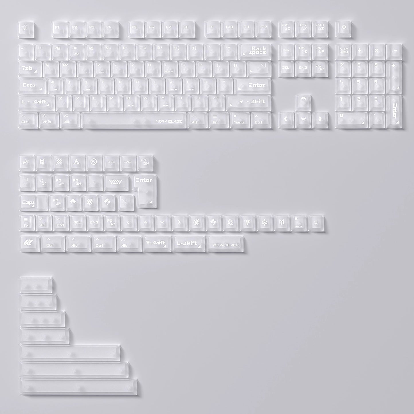 墨刃 MorkBlade Vector主題霧透鍵帽
