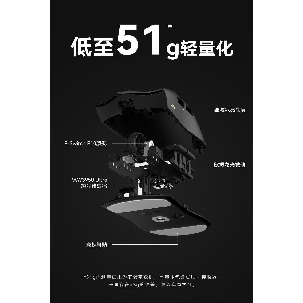 ATK 烈空 X1 PRO/PROMAX/ULTRA/ULTIMATE大師版 無線電競滑鼠