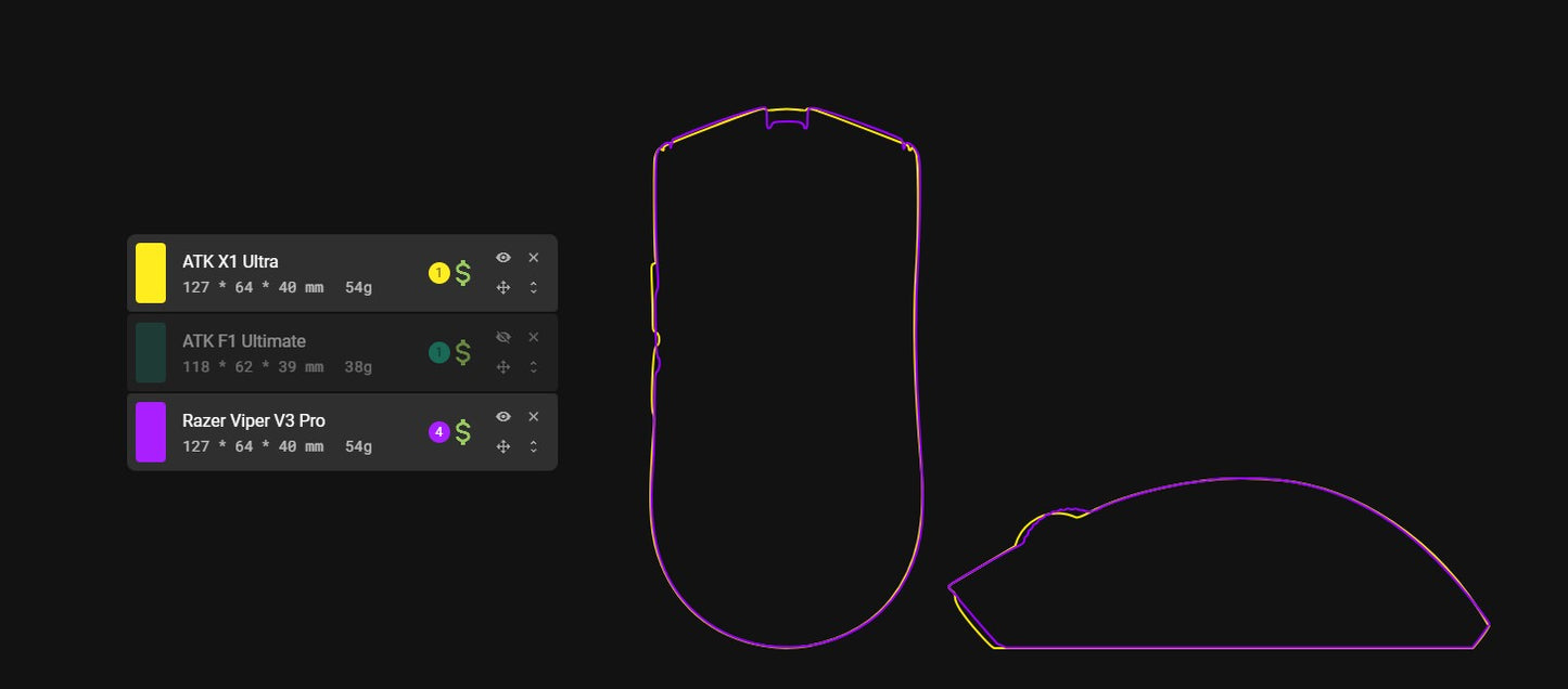 ATK 烈空 X1 PRO/PROMAX/ULTRA/ULTIMATE大師版 無線電競滑鼠