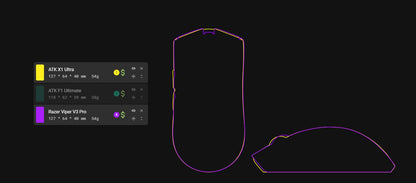 ATK 烈空 X1 PRO/PROMAX/ULTRA/ULTIMATE大師版 無線電競滑鼠
