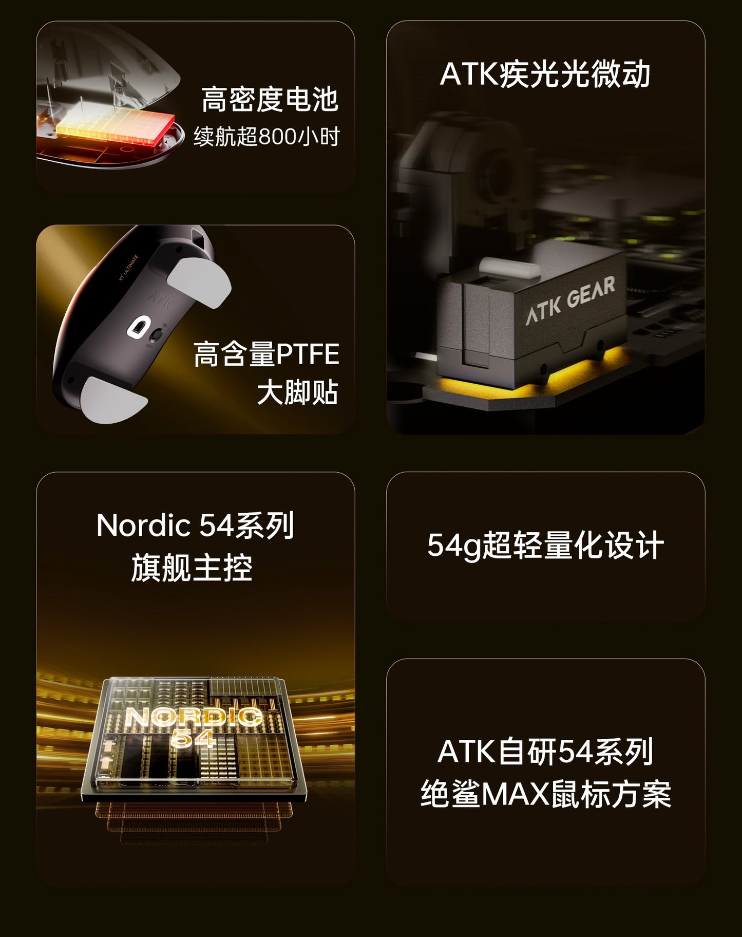 ATK 烈空 X1 V2 EXTREME探索版/ULTIMATE大師版/ULTRAMAX 無線電競滑鼠