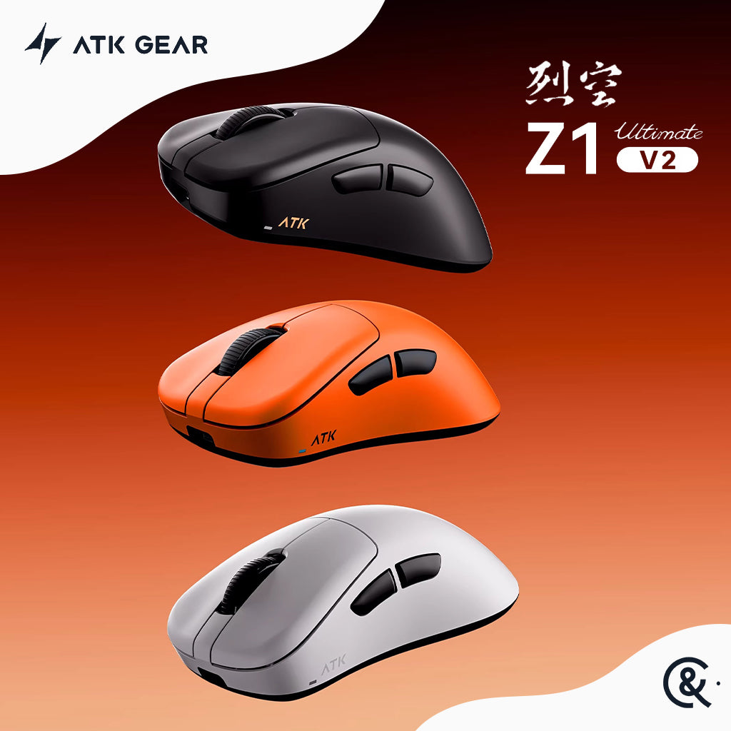 ATK 烈空 z1 series Right-Handed Gaming Mouse | Ergonomic Design – ATK Gaming Gear