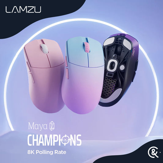 LAMZU 蘭族 MAYA 小瑪雅 無線電競滑鼠