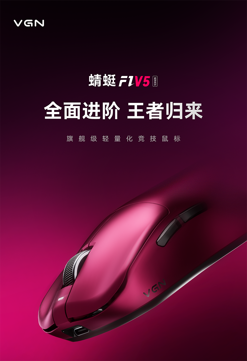 VGN 蜻蜓 Dragonfiy F1V5  無線電競滑鼠