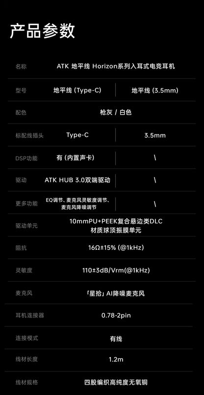 ATK Horizon 地平線 電競耳機