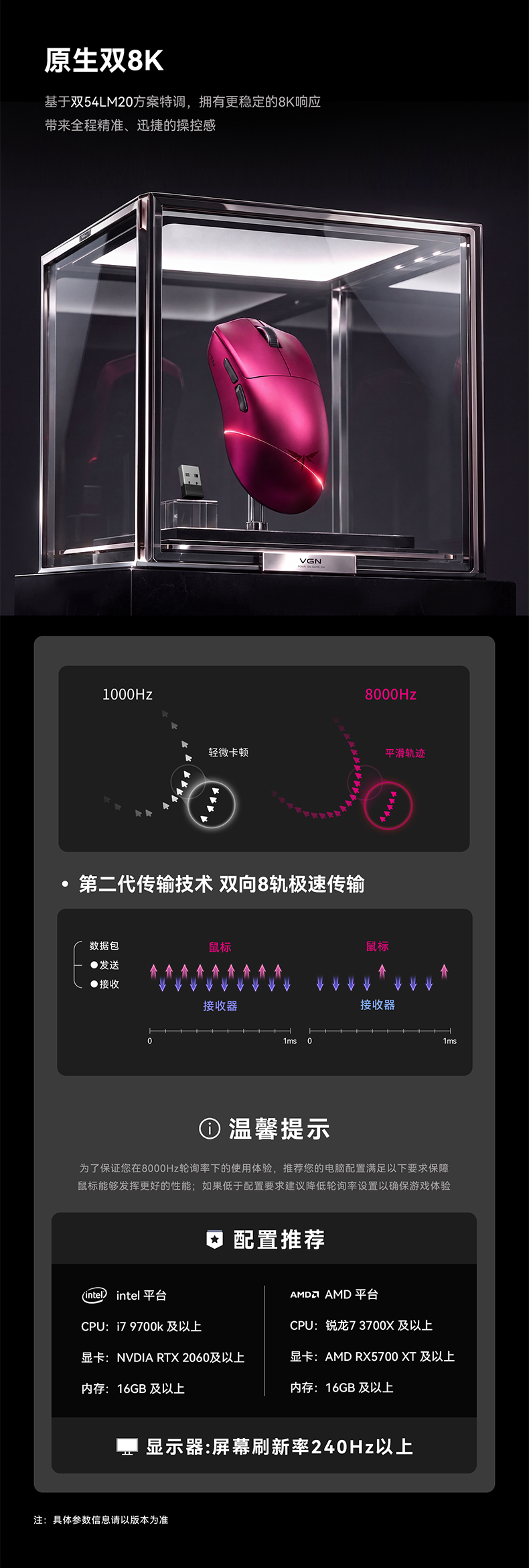VGN 蜻蜓 Dragonfiy F1V5  無線電競滑鼠