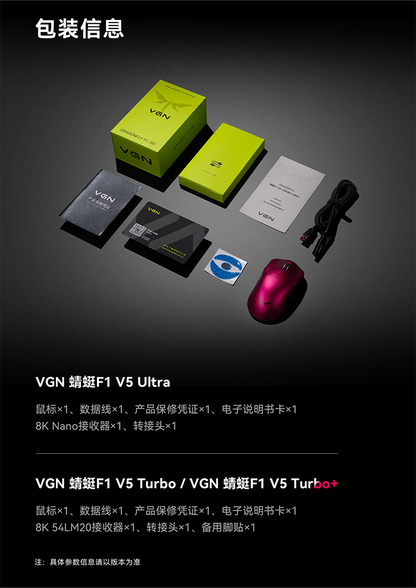 VGN 蜻蜓 Dragonfiy F1V5  無線電競滑鼠